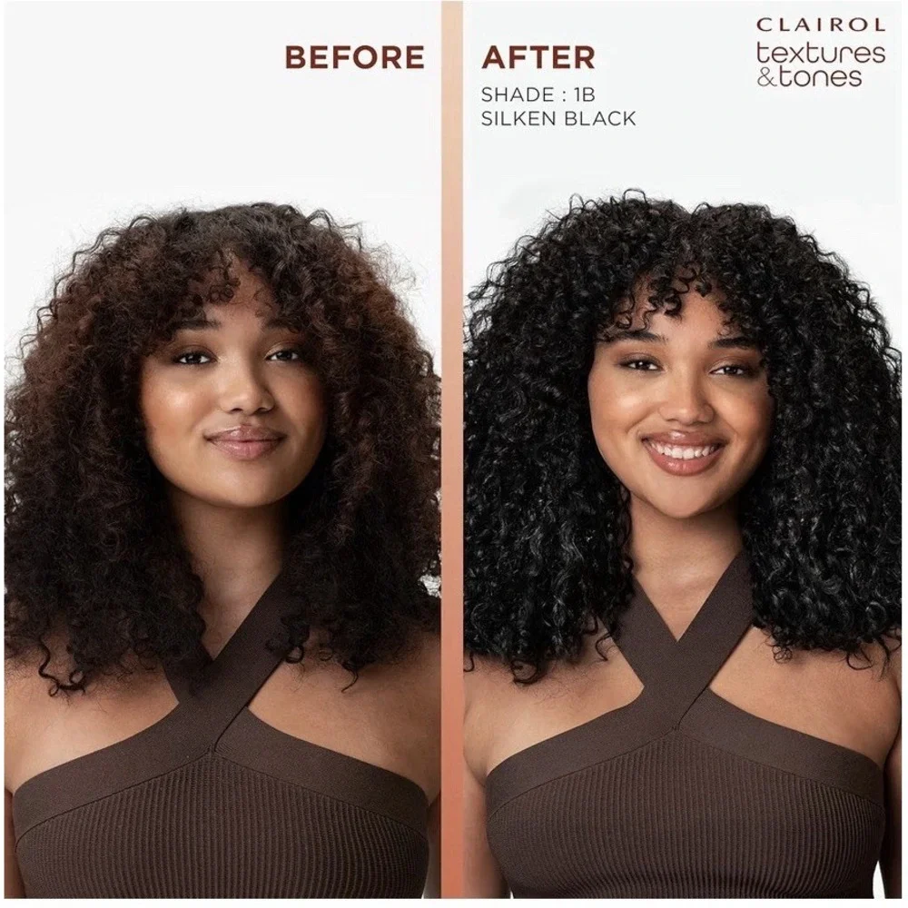 Clairol Textures & Tones Permanent Hair Dye, Pack of 3 2BB Midnight Blue